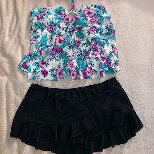 Collections by Catalina two piece swim suit L/XL